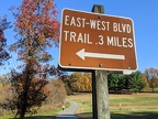 Kinder - East West Blvd Trail sign with Perimeter Trail